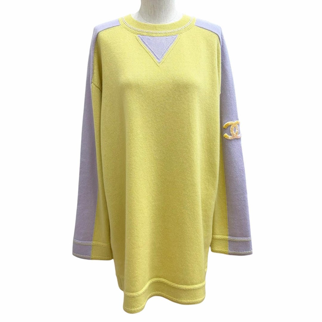 Excellent CHANEL Tunic yellow cashmere Women 34 P76434K10983