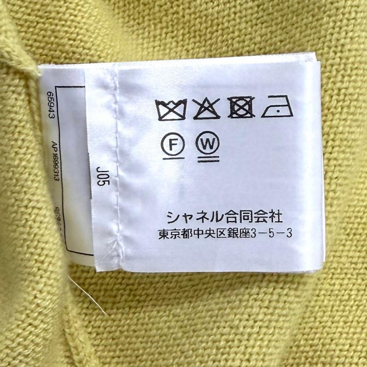 Excellent CHANEL Tunic yellow cashmere Women 34 P76434K10983