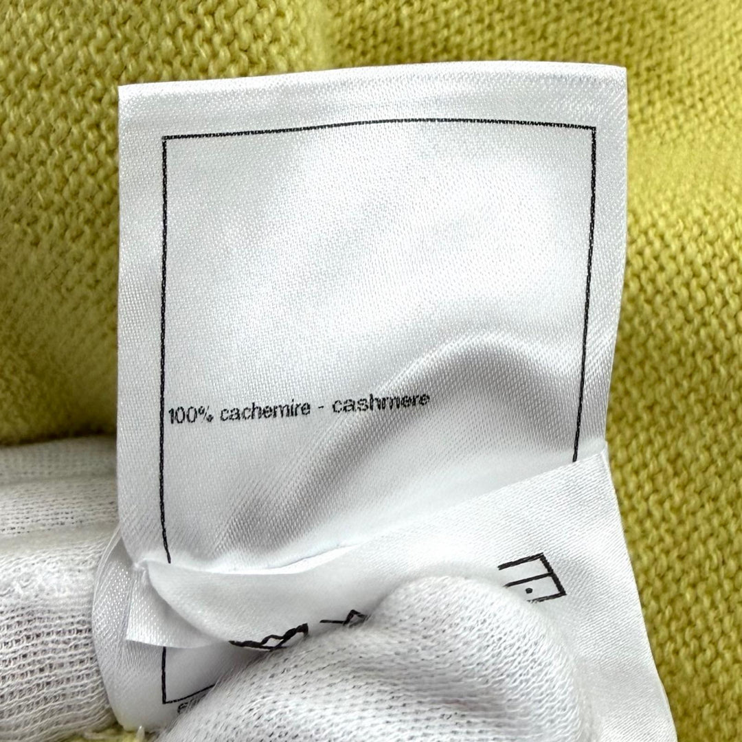Excellent CHANEL Tunic yellow cashmere Women 34 P76434K10983