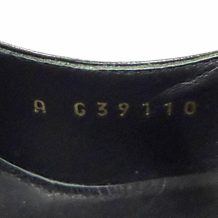 Pristine CHANEL pumps COCO Mark Belt Design Leather black leather 36 22A G39110
