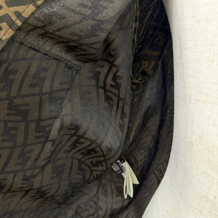 Excellent FENDI Jacket FF Vertigo 2-Way Detachable Jacket beige 50
