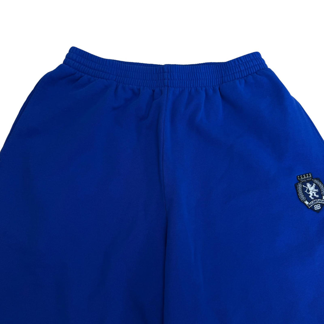 Great BALENCIAGA Shorts 3B Football Sports Icon Buggy shorts blue cotton