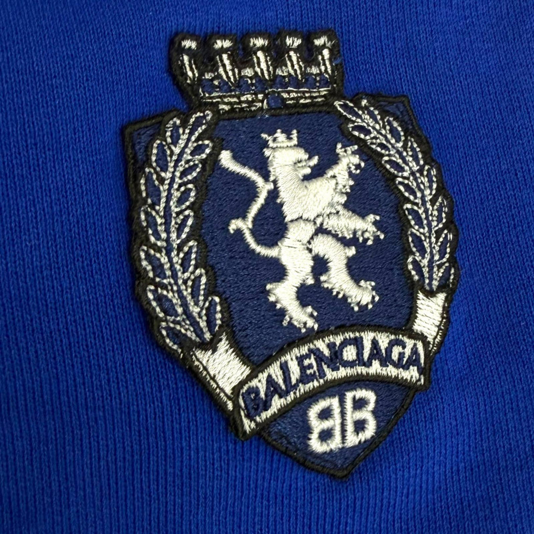 Great BALENCIAGA Shorts 3B Football Sports Icon Buggy shorts blue cotton