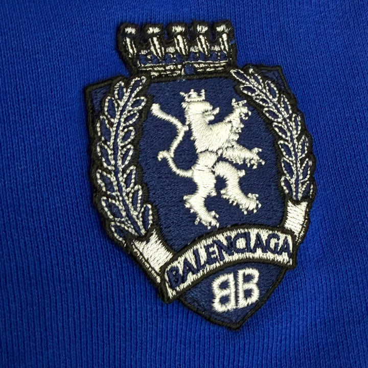 Great BALENCIAGA Shorts 3B Football Sports Icon Buggy shorts blue cotton
