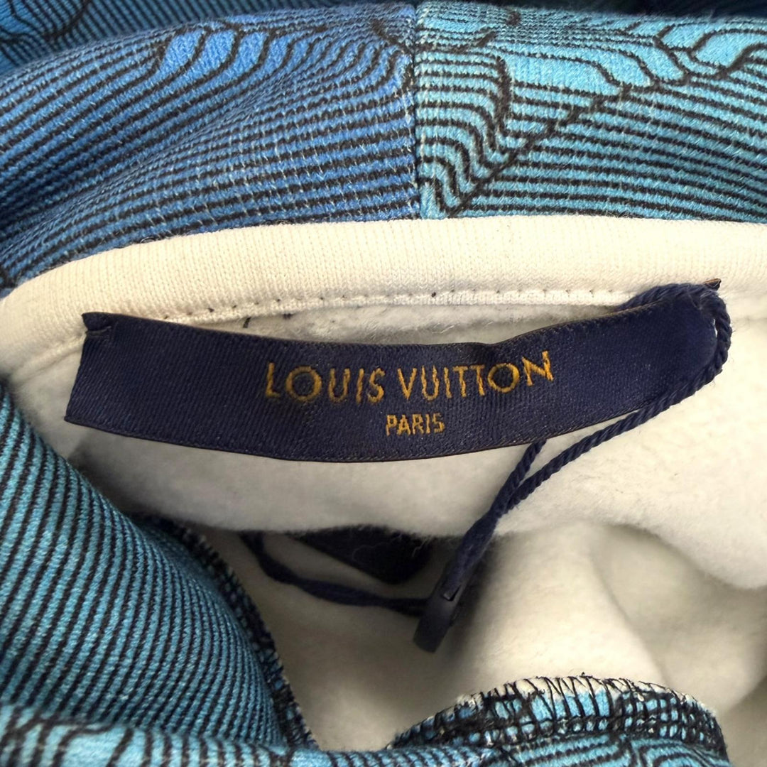 Pristine LOUIS VUITTON hoodie 3D Monogram All-Over Print Hoodie Pullover