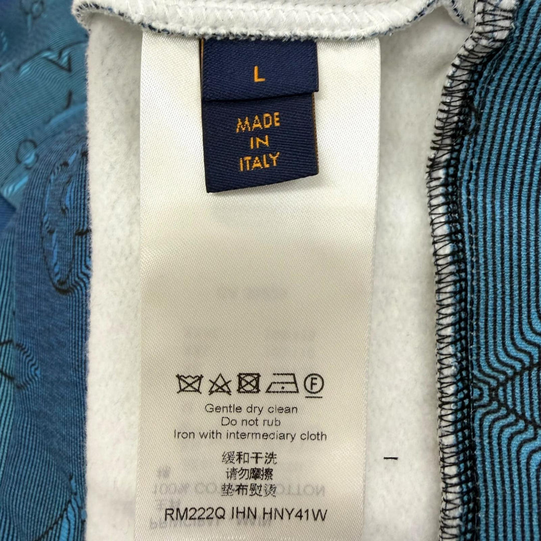 Pristine LOUIS VUITTON hoodie 3D Monogram All-Over Print Hoodie Pullover