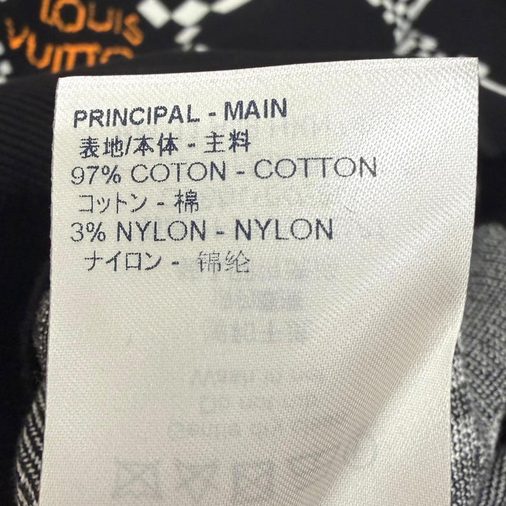 Excellent LOUIS VUITTON sweater Distorted Damier Crew Neck Long Sleeve