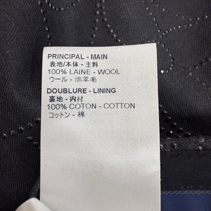 Pristine LOUIS VUITTON slacks Monogram Beaded Single Trousers gray