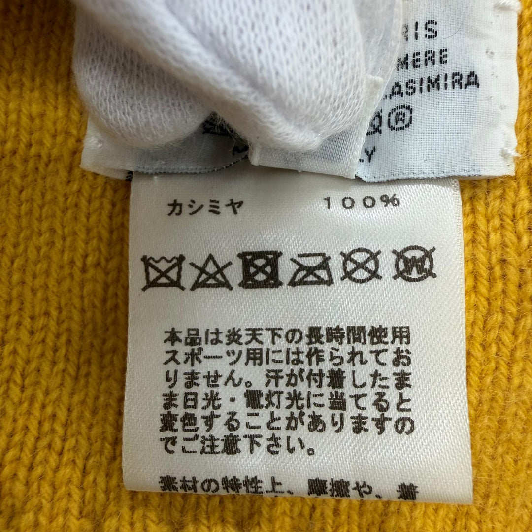 Great HERMES Knit cap Hugo Serie Metal Reversible cashmere Women M
