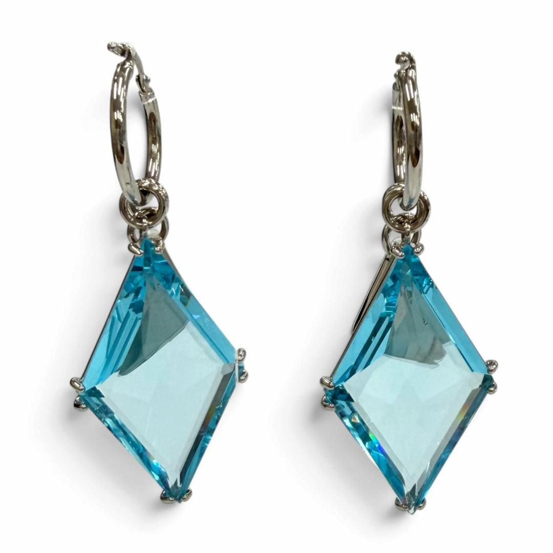 Excellent PRADA Pierce Bluegrass Triangle with logo blue Women