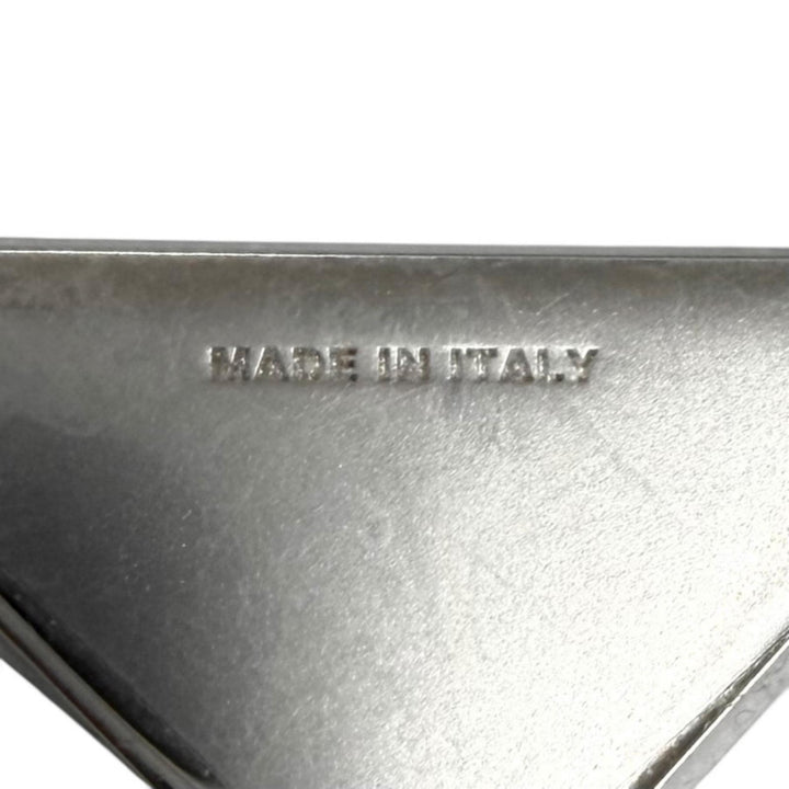 Excellent PRADA Pierce Bluegrass Triangle with logo blue Women