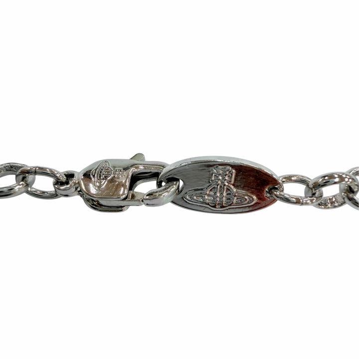 Great Vivienne Westwood Necklace Orb Small Howlite Necklace Silver ー Women