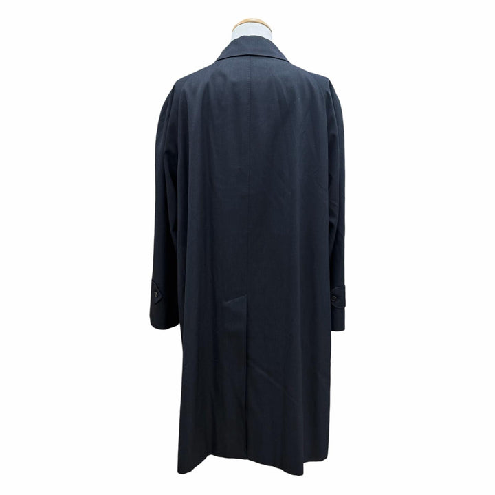 Excellent BURBERRY LONDON coat Dark navy wool mens