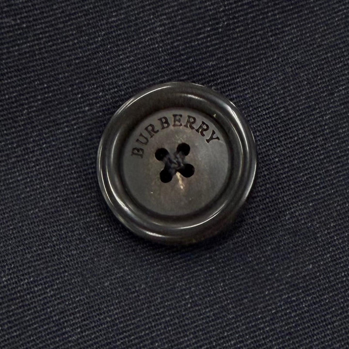 Excellent BURBERRY LONDON coat Dark navy wool mens