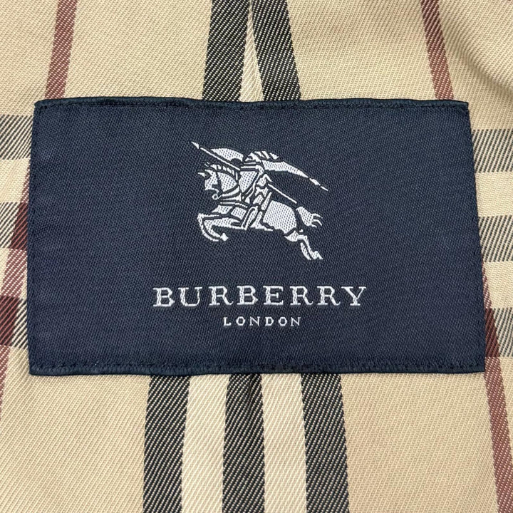 Excellent BURBERRY LONDON coat Dark navy wool mens