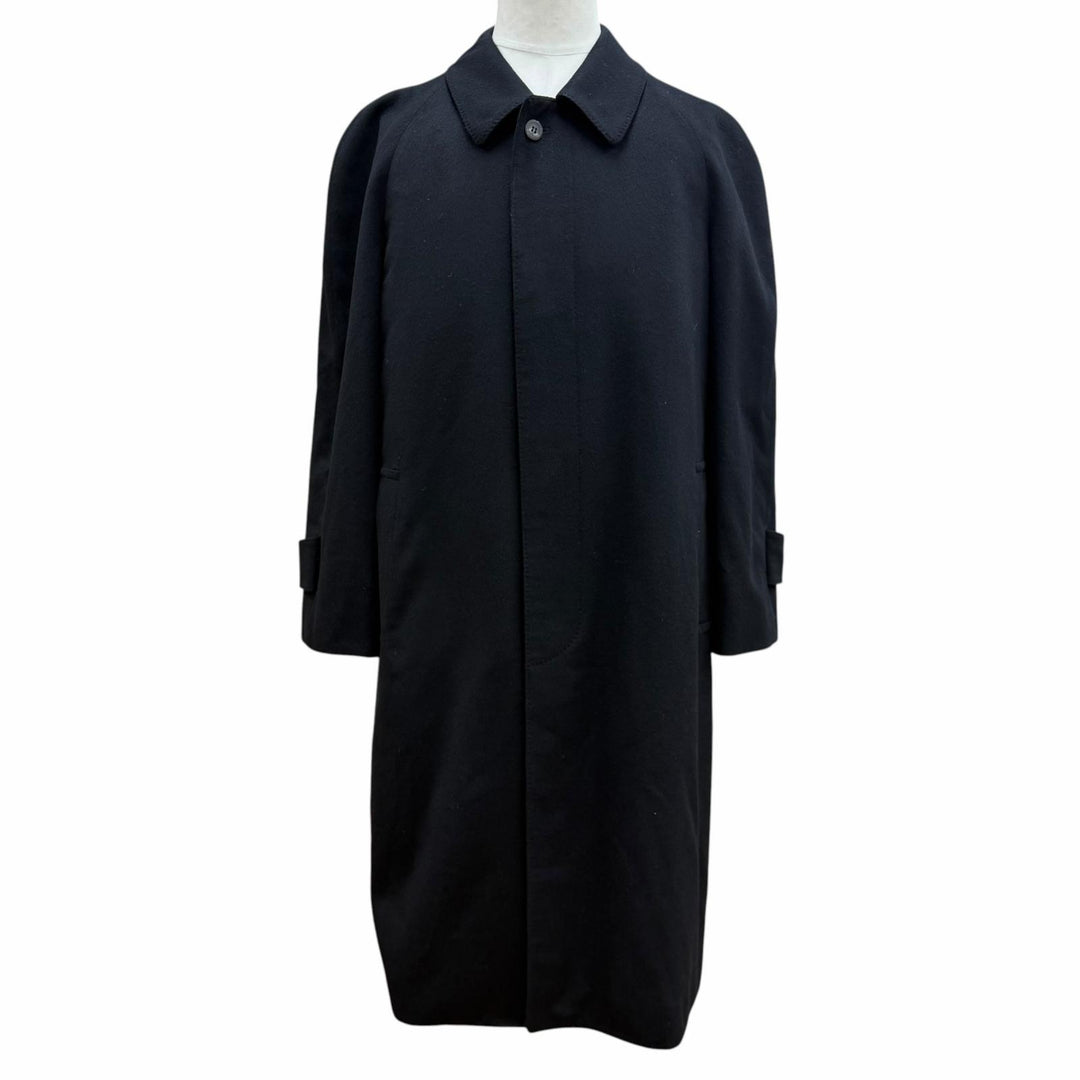 Excellent Christian Dior MONSIEUR coat Figurine tailoring black cashmere mens M