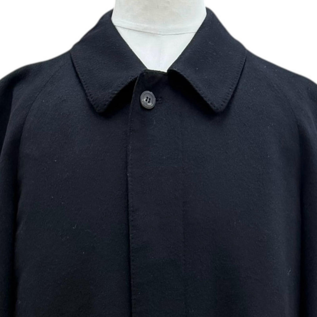 Excellent Christian Dior MONSIEUR coat Figurine tailoring black cashmere mens M