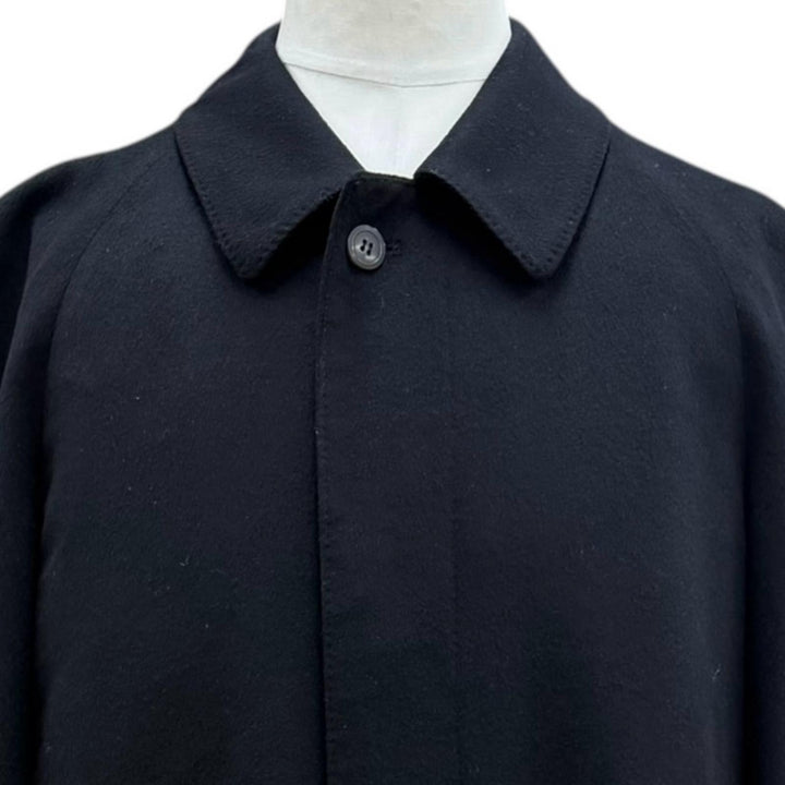 Excellent Christian Dior MONSIEUR coat Figurine tailoring black cashmere mens M