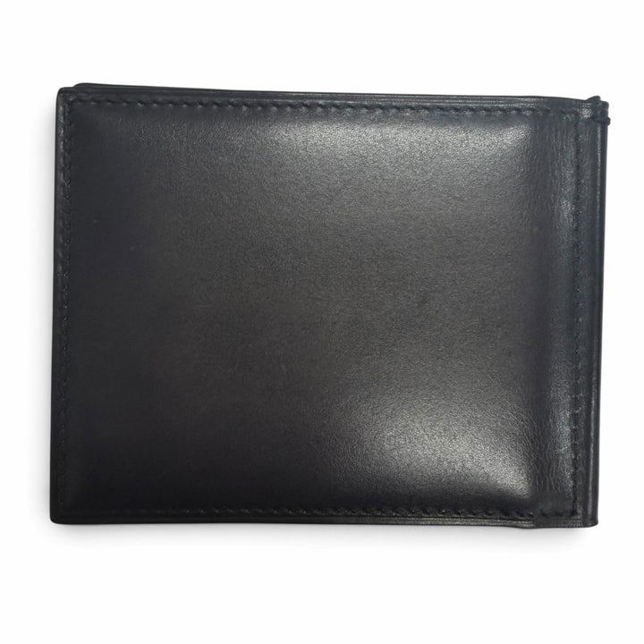 Pristine BERLUTI Money clip Figure Coin Flap Compact Nero Grigio leather mens