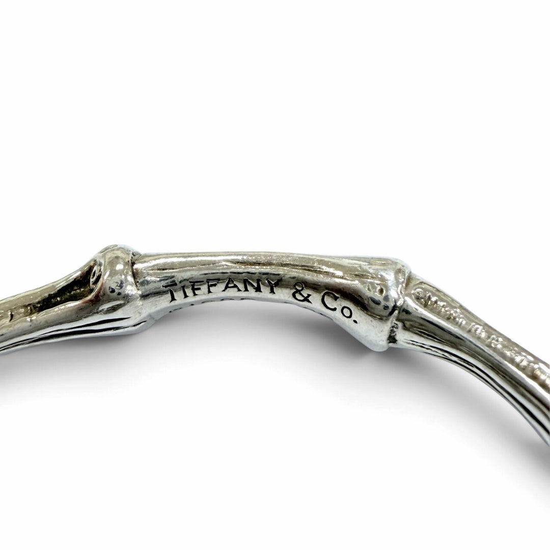 Great TIFFANY&Co. Bangle Bamboo bangle Bracelet accessories Silver 925 Women