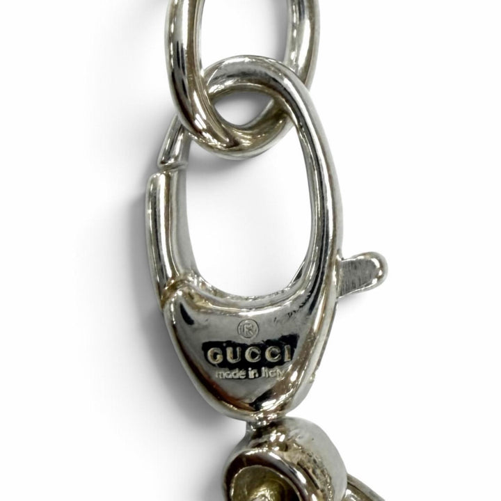 Excellent GUCCI bracelet Interlocking G Silver 925 Women 190501
