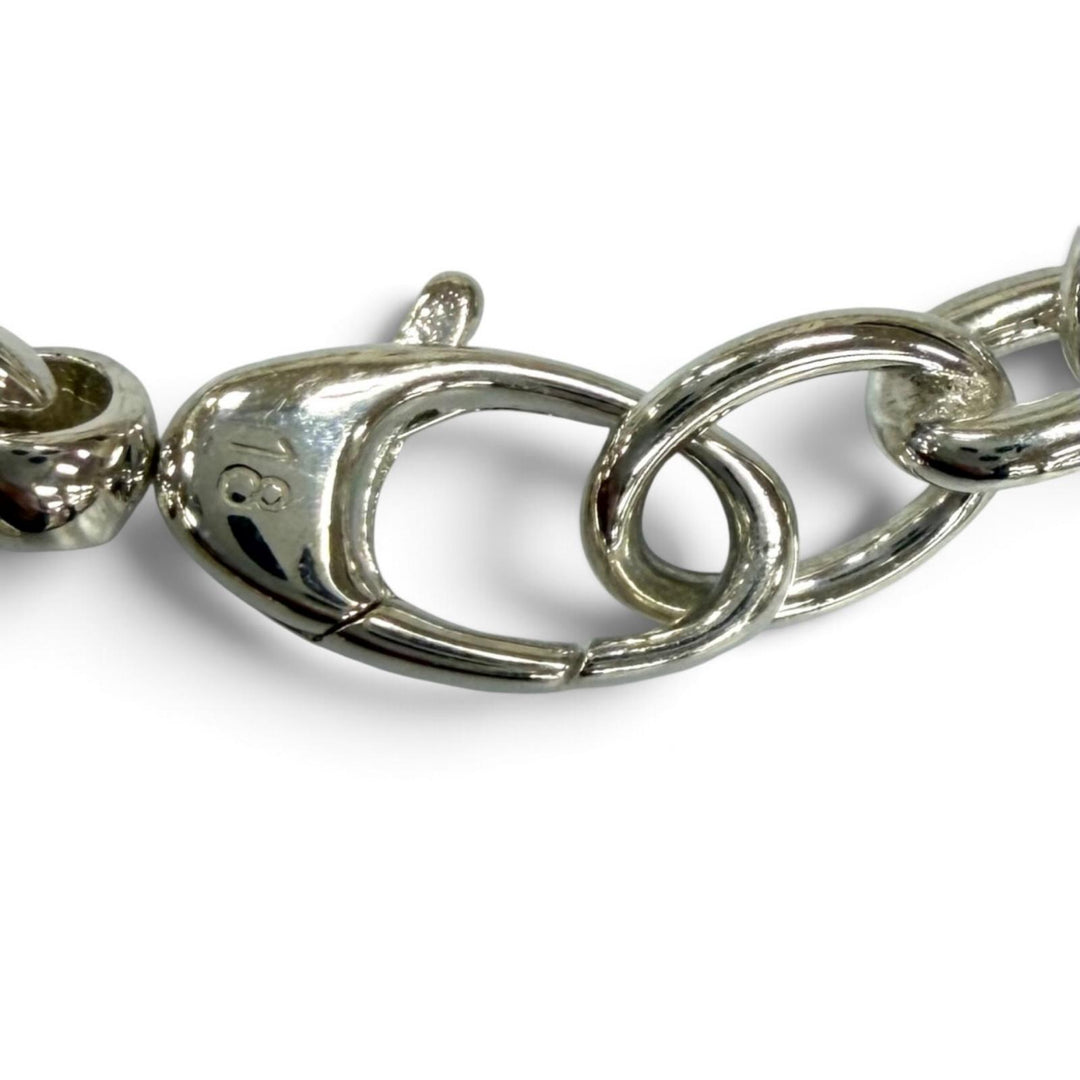 Excellent GUCCI bracelet Interlocking G Silver 925 Women 190501