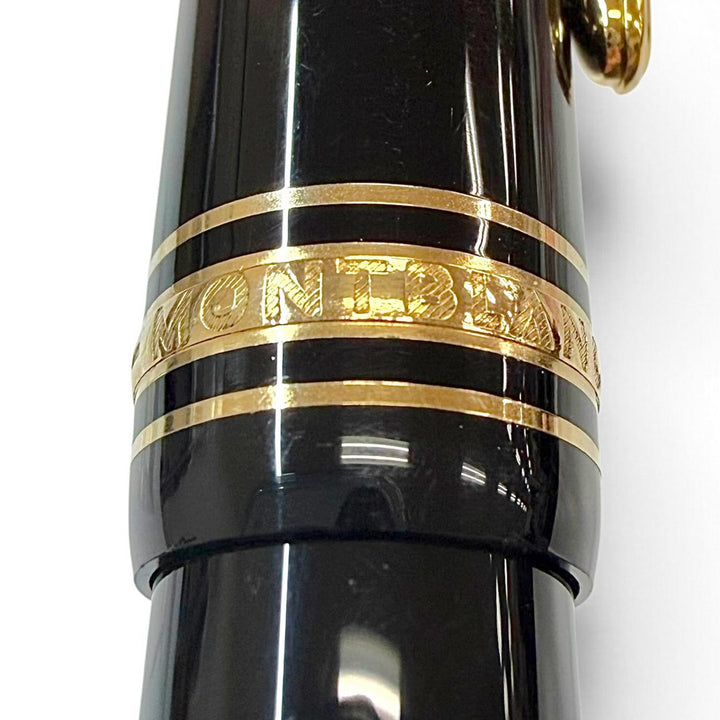 Great MONTBLANC Meisterstückle Grand White Star Cap-Type Rollerball Pen