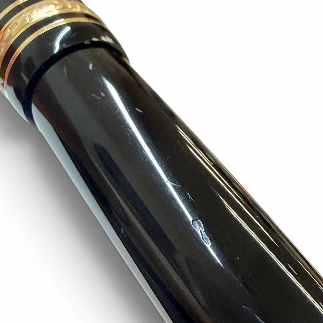 Great MONTBLANC Meisterstückle Grand White Star Cap-Type Rollerball Pen