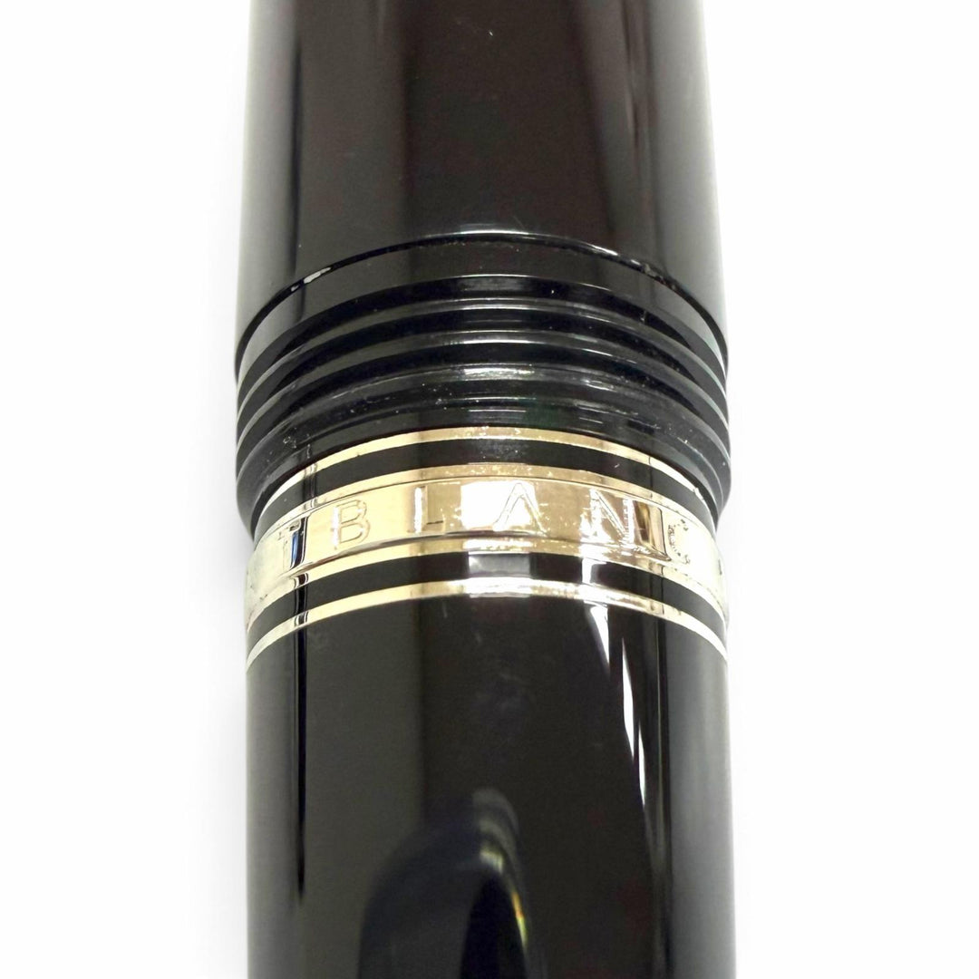 Great MONTBLANC Ballpoint pen BOHEME black Blue Gemstone mens