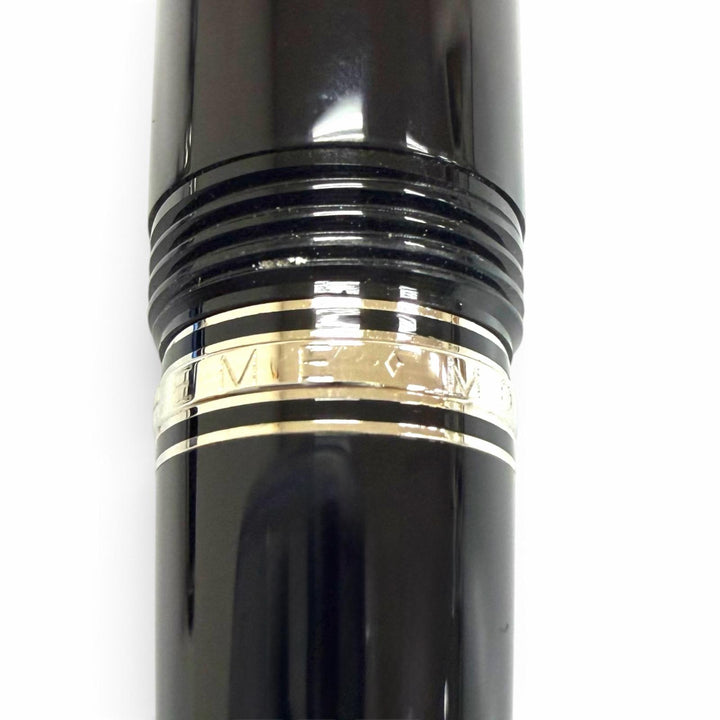 Great MONTBLANC Ballpoint pen BOHEME black Blue Gemstone mens