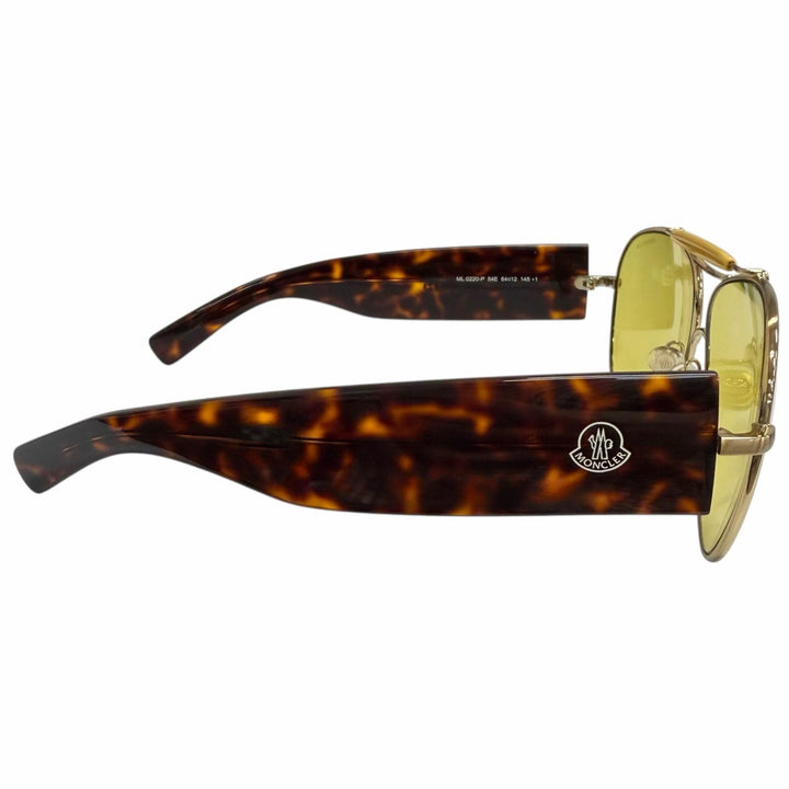 Great MONCLER GENIUS 8 Palm Angels sunglasses Two Bridges gold