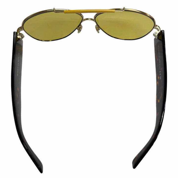 Great MONCLER GENIUS 8 Palm Angels sunglasses Two Bridges gold