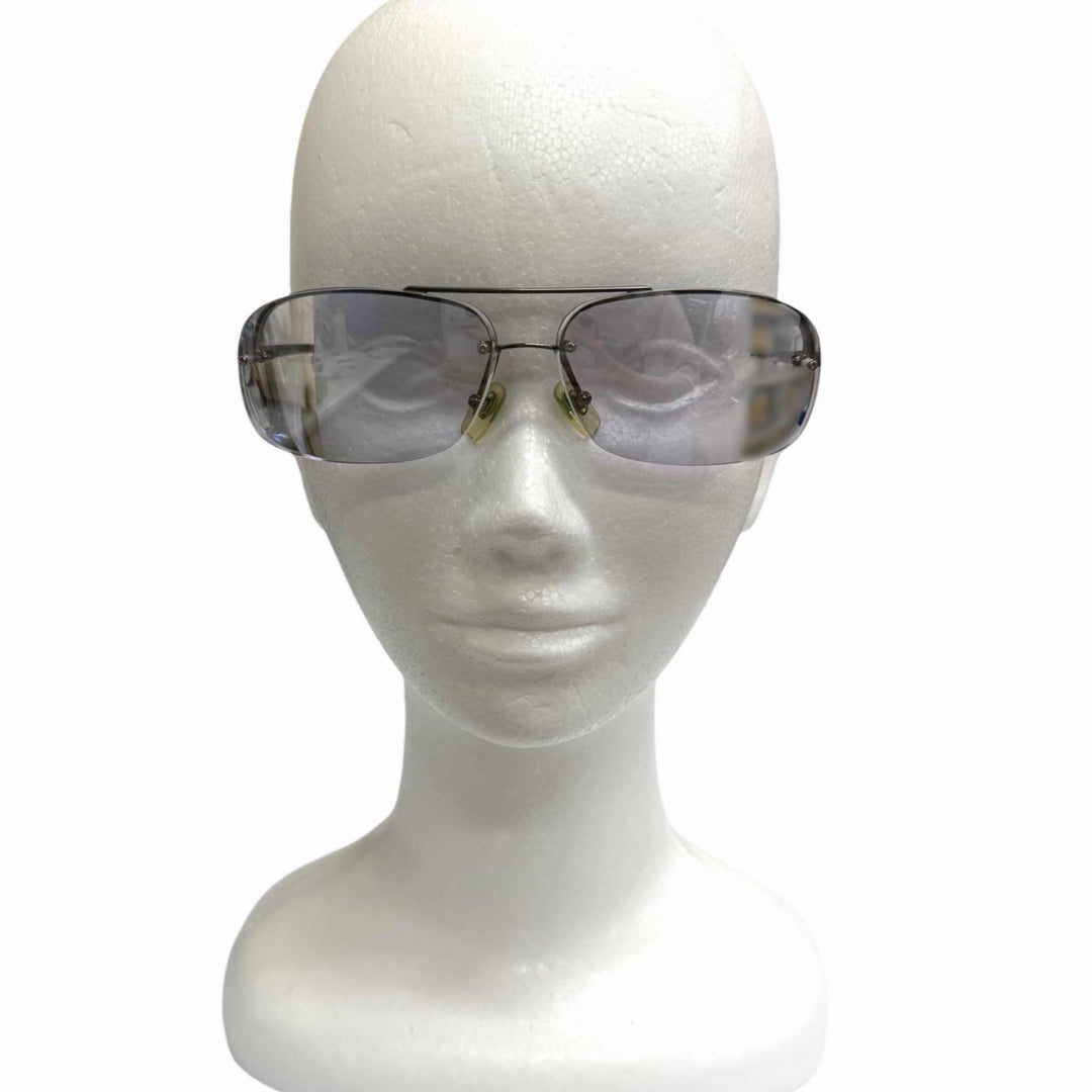 Very Good LOUIS VUITTON sunglasses Sokoa Damier Two Bridges Cancer metallic