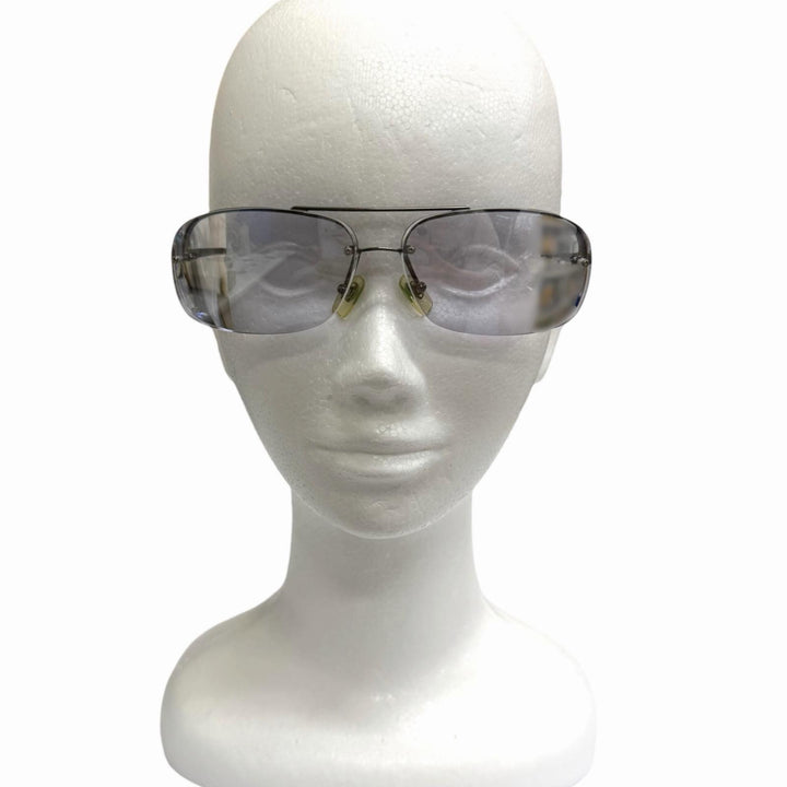 Very Good LOUIS VUITTON sunglasses Sokoa Damier Two Bridges Cancer metallic