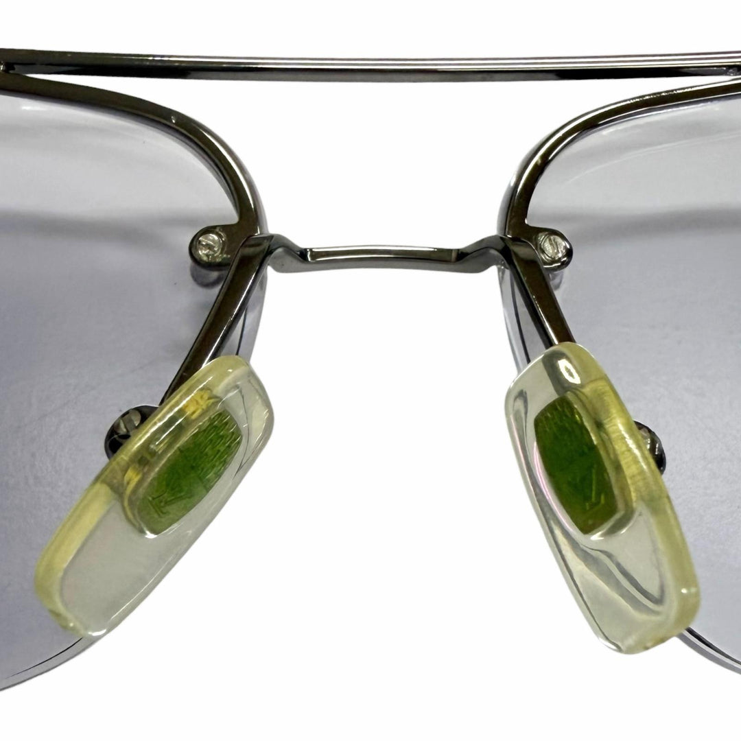 Very Good LOUIS VUITTON sunglasses Sokoa Damier Two Bridges Cancer metallic