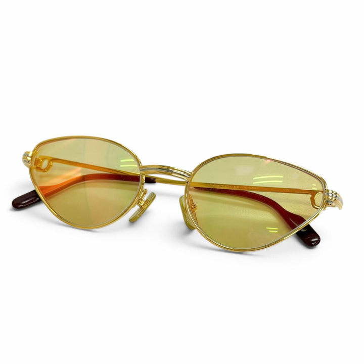 Very Good Cartier sunglasses Trinity Cat's Eye gold Women
