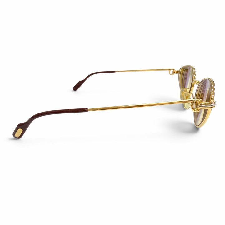 Very Good Cartier sunglasses Trinity Cat's Eye gold Women
