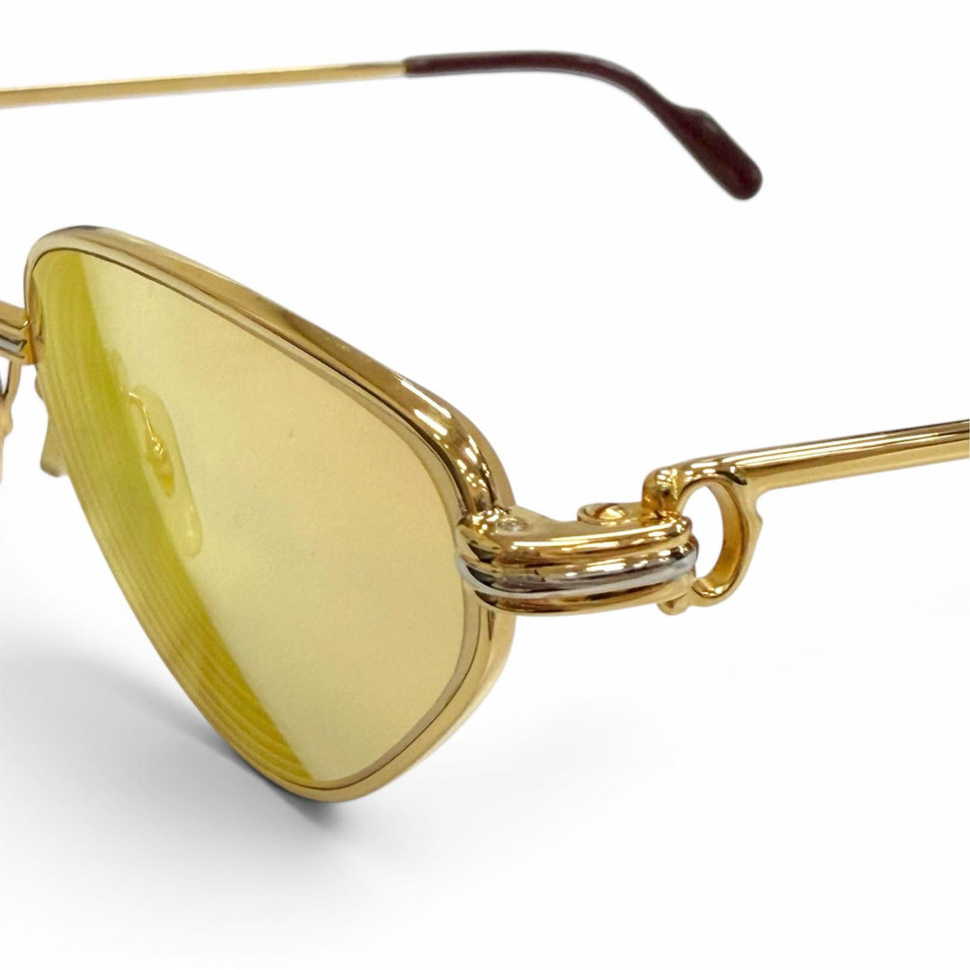 Very Good Cartier sunglasses Trinity Cat's Eye gold Women