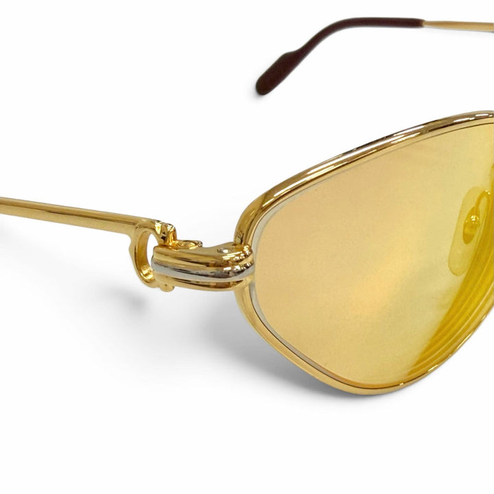 Very Good Cartier sunglasses Trinity Cat's Eye gold Women