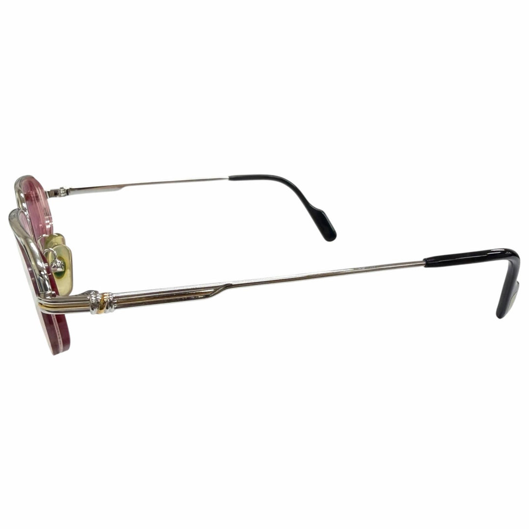 Very Good Cartier sunglasses Square Half Rim Silver mens