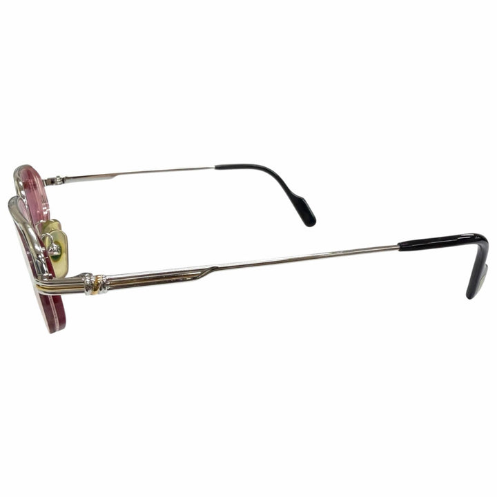 Very Good Cartier sunglasses Square Half Rim Silver mens