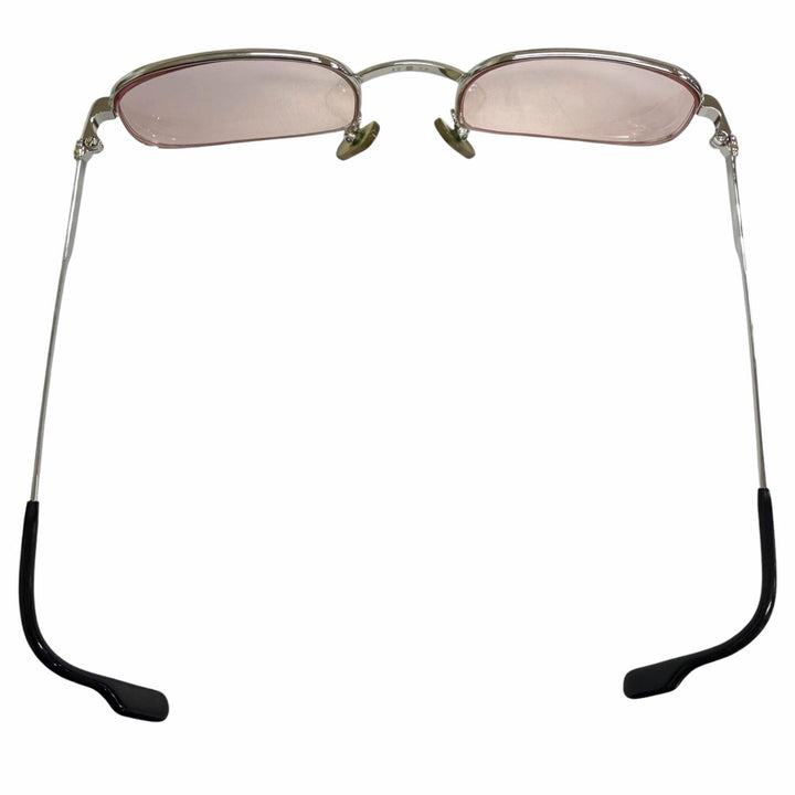 Very Good Cartier sunglasses Square Half Rim Silver mens