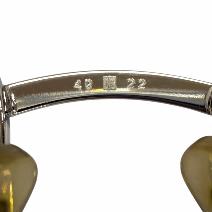 Very Good Cartier sunglasses Square Half Rim Silver mens
