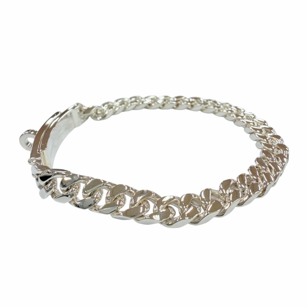 Excellent HERMES Kelly Gourmet Bracelet TPM Silver AG925 LG Women 25S368416