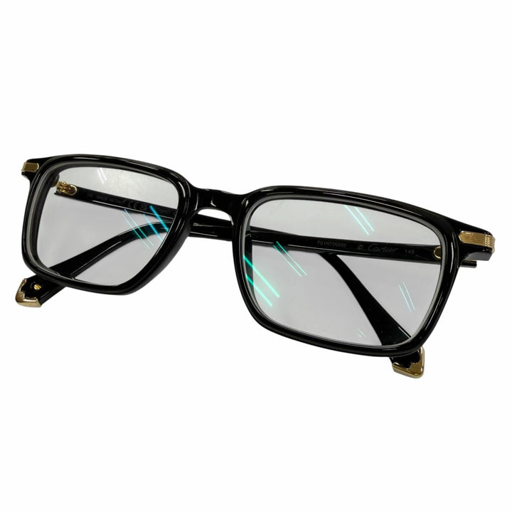 Great Cartier Glasses With logo black mens F01HT00990 CT0586O