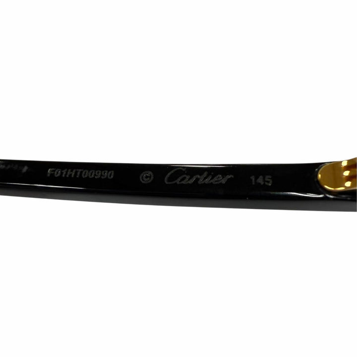 Great Cartier Glasses With logo black mens F01HT00990 CT0586O