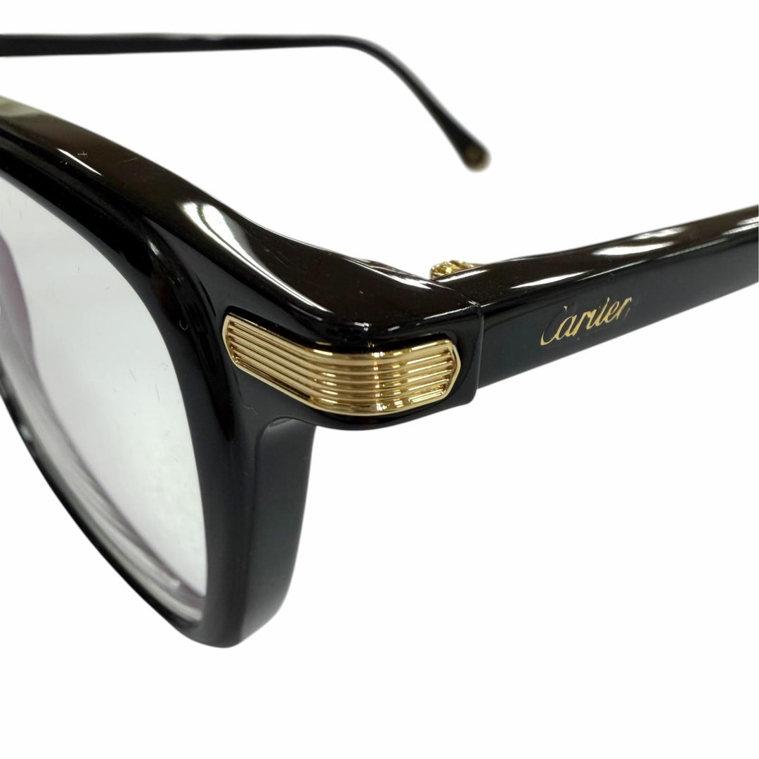 Great Cartier Glasses With logo black mens F01HT00990 CT0586O