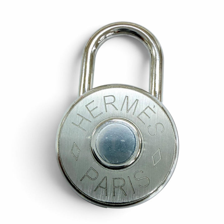 Excellent HERMES charm Crude Cell Charm Stainless Steel Current product Silver