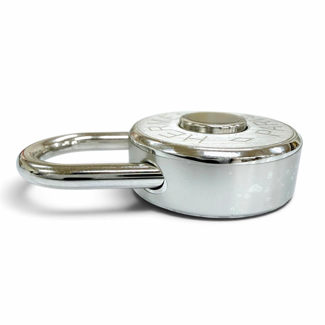 Excellent HERMES charm Crude Cell Charm Stainless Steel Current product Silver