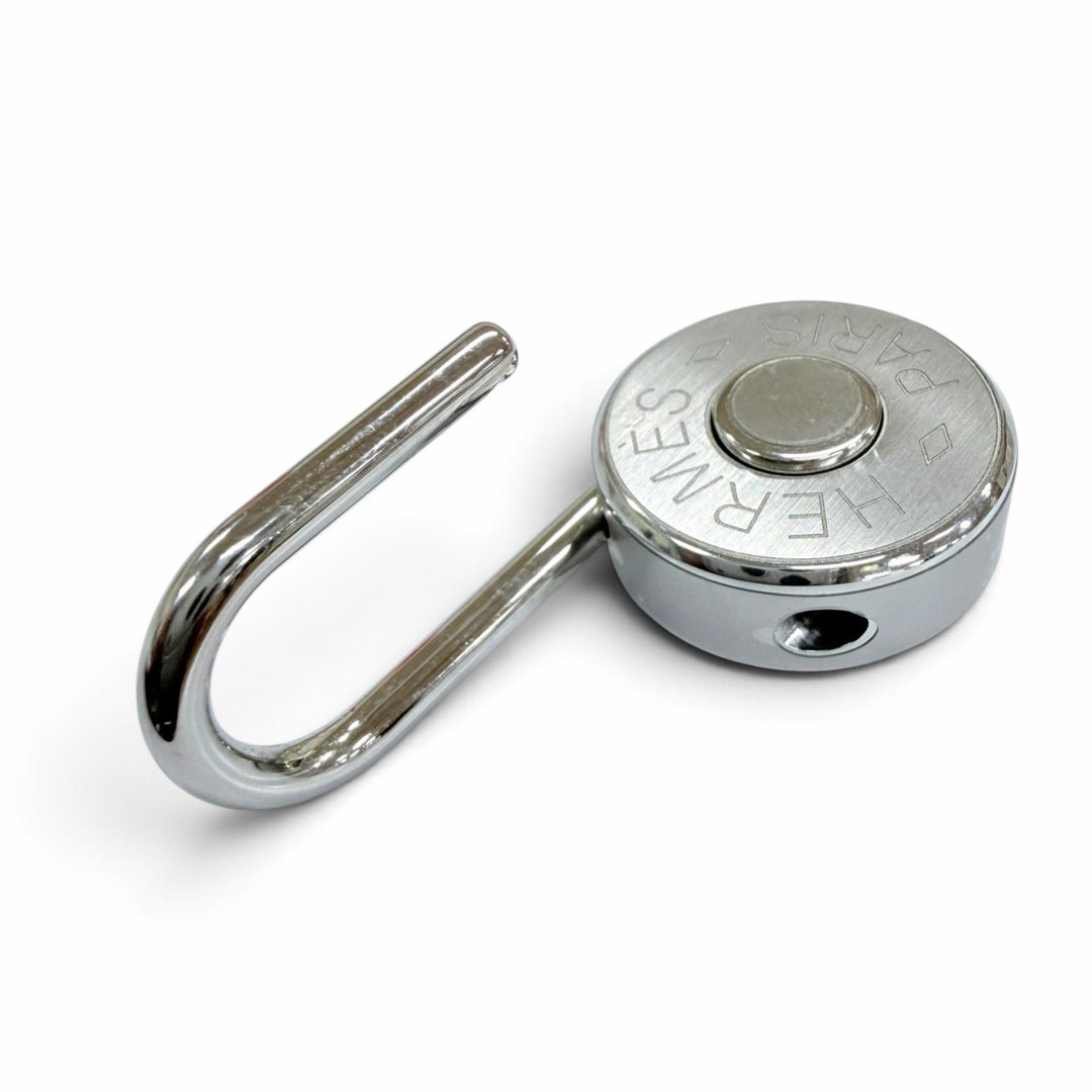 Excellent HERMES charm Crude Cell Charm Stainless Steel Current product Silver